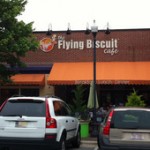 Front awning at Flying Biscuit Cafe